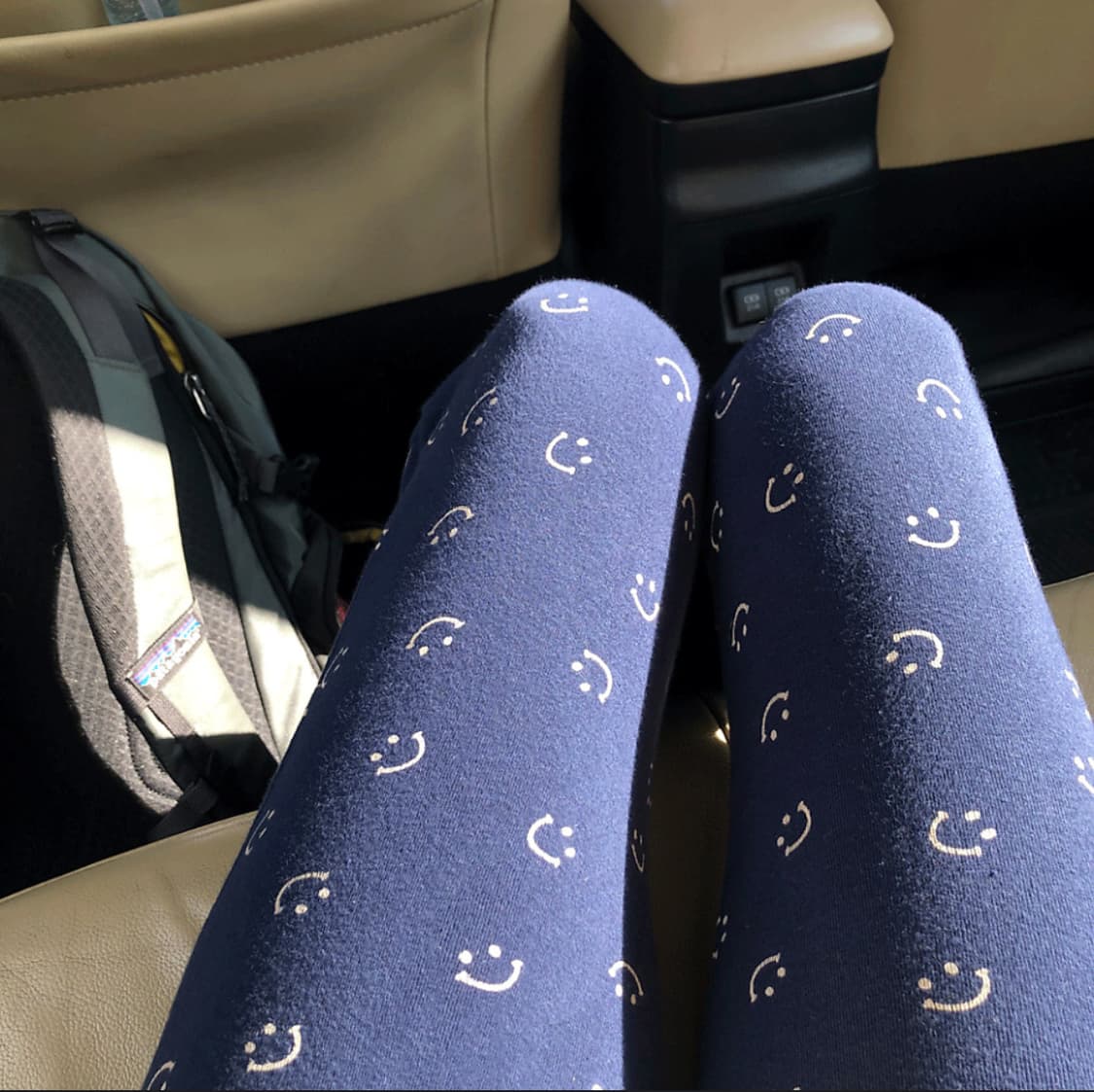 민지에나 스마일 부츠컷 팬츠 네이비 상품이미지3