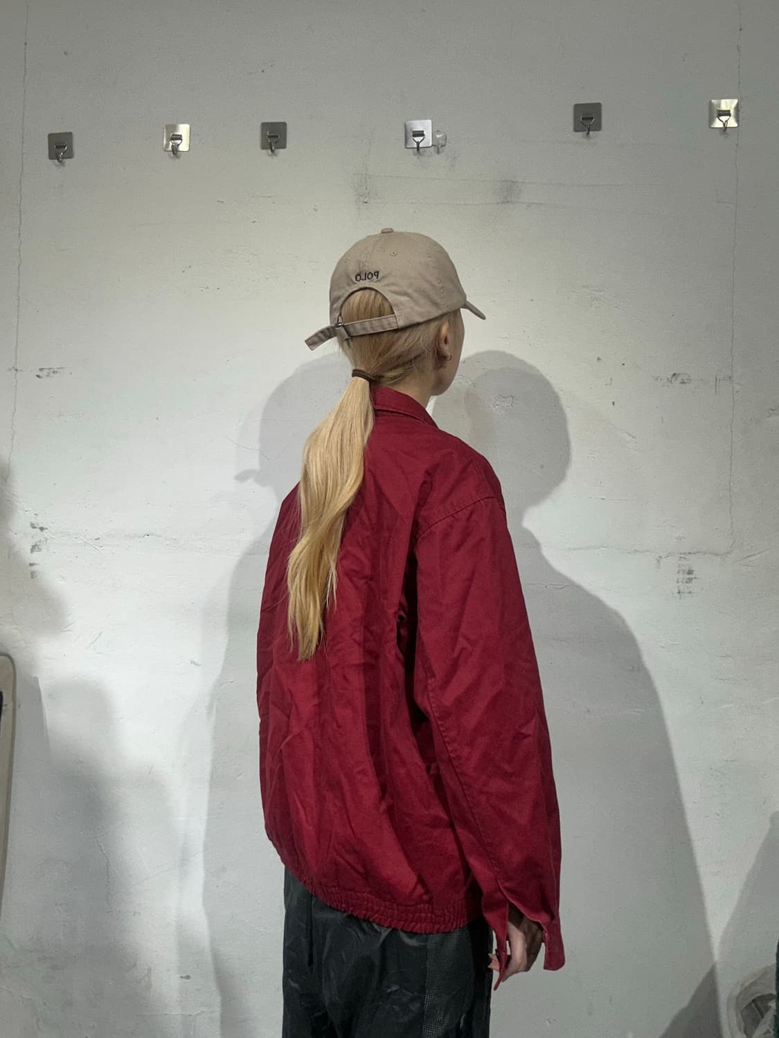 라코스테 90s 레드 블루종 로고 자켓 100 상품이미지3