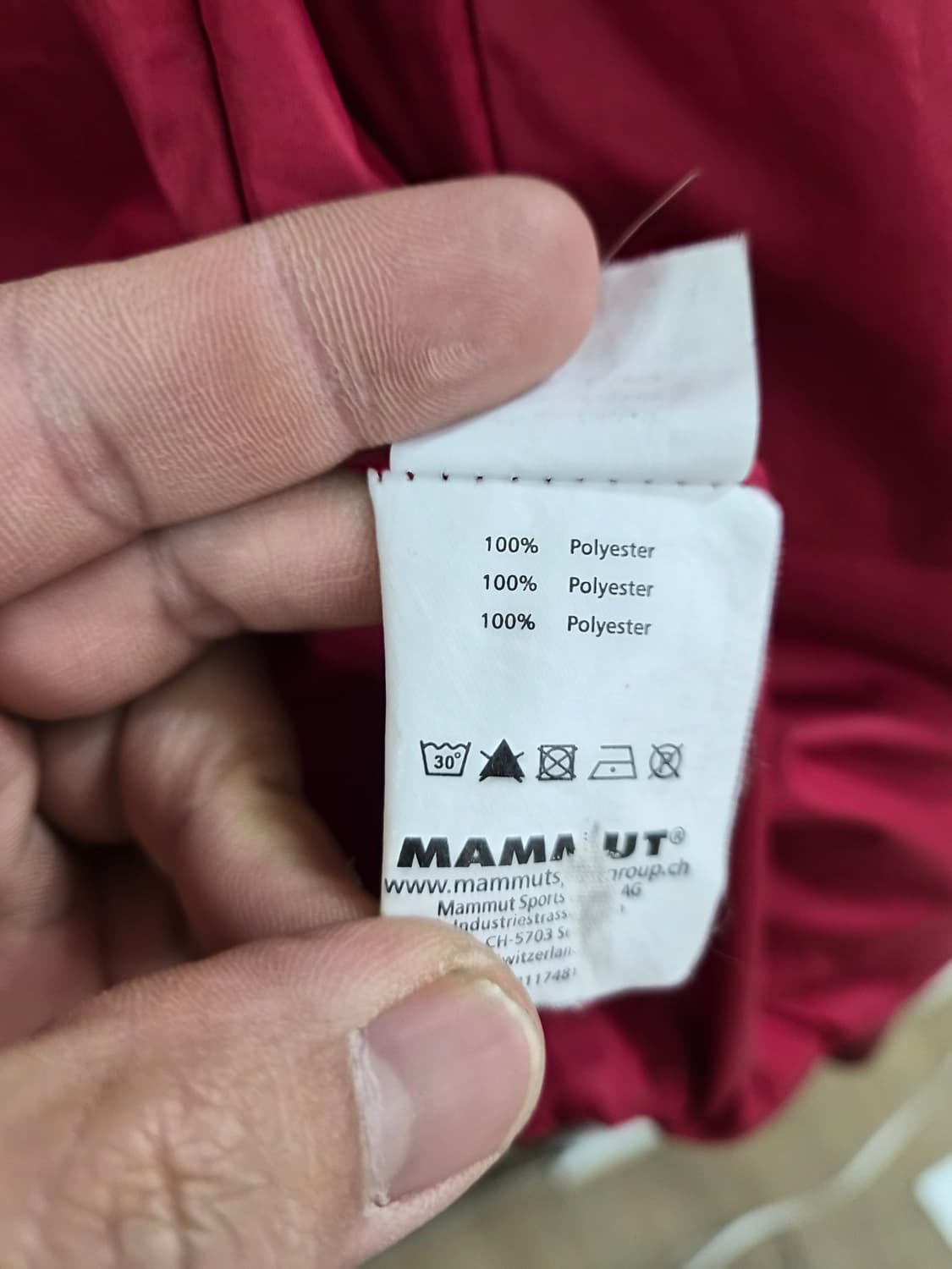 우먼 L) MAMMUT 마무트 바람막이 (내피포함) 팝니다 상품이미지4