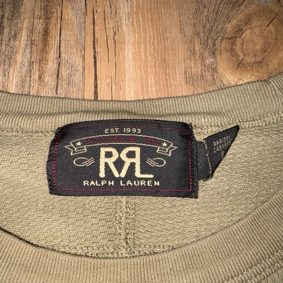 더블 알엘 93rd 디비전 와플 니트 써멀 롱 슬리브 티셔츠 상품이미지3