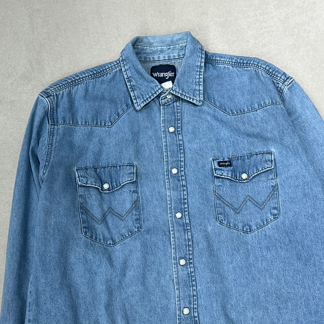 랭글러 워크 데님셔츠 s08976 상품이미지3