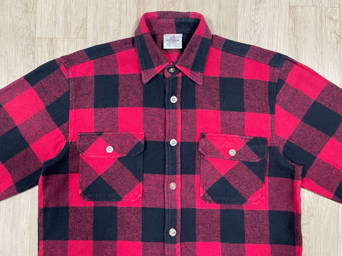 100) 로스코 체크 플란넬 워크셔츠(RRL&LVC&폴로) 상품이미지4