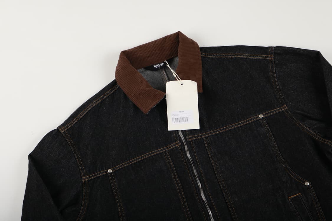 [L] 트릴리온 코듀로이 데님 집업 워크자켓 (새상품) 상품이미지2