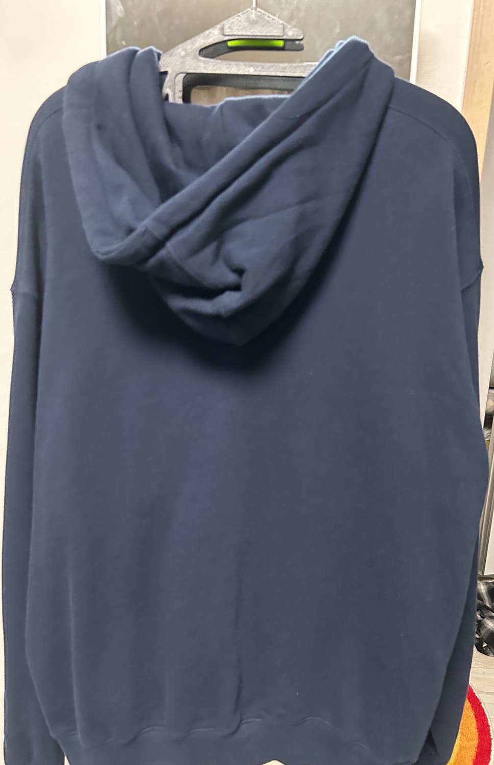 오와이 로고 후드집업 네이비 상품이미지2