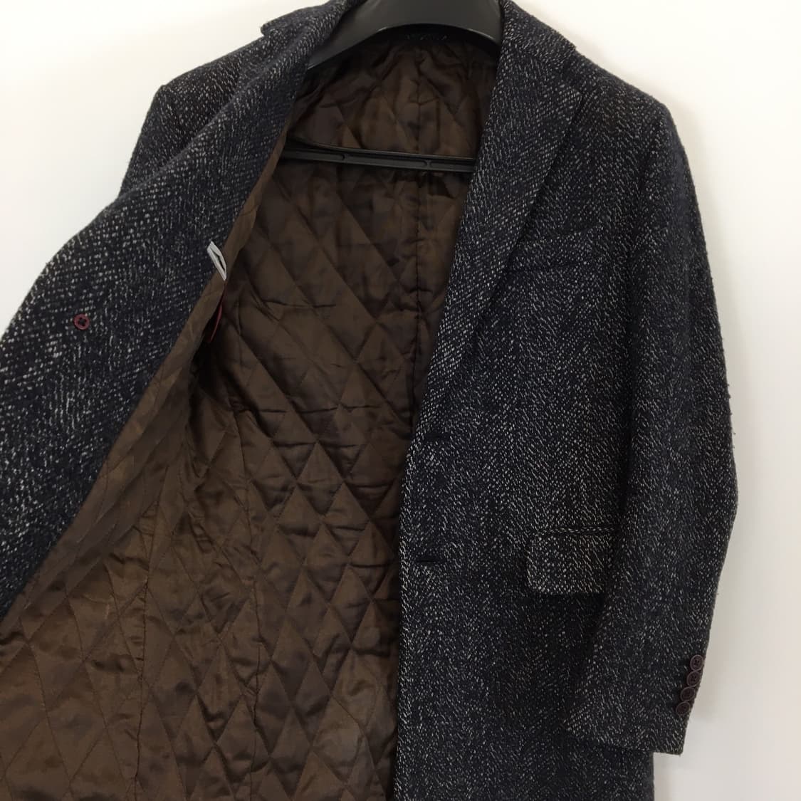 헨리코튼 모직 체스터코트 95 누빔안감  상품이미지6