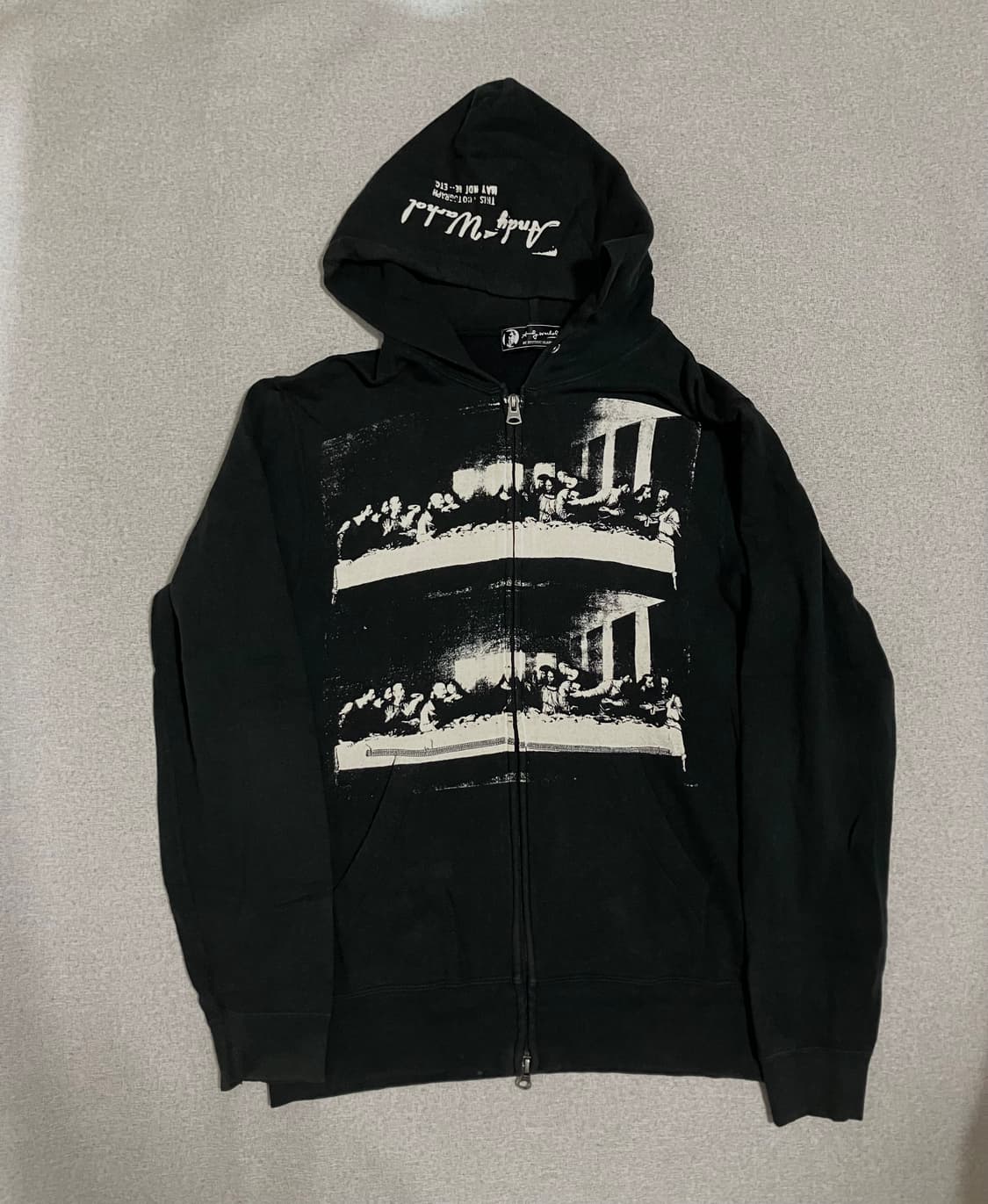 [M] 히스테릭 글래머 앤디워홀 콜라보 후드 블랙 상품이미지1