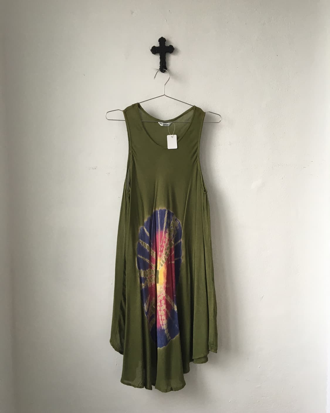 Dyed printing unbalanced onepiece 상품이미지1