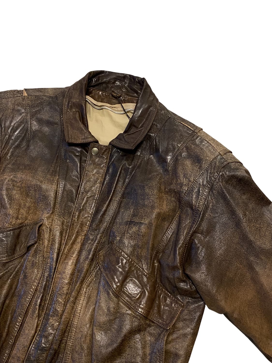 빈티지 레더 자켓 (Man L) AA0961 상품이미지4