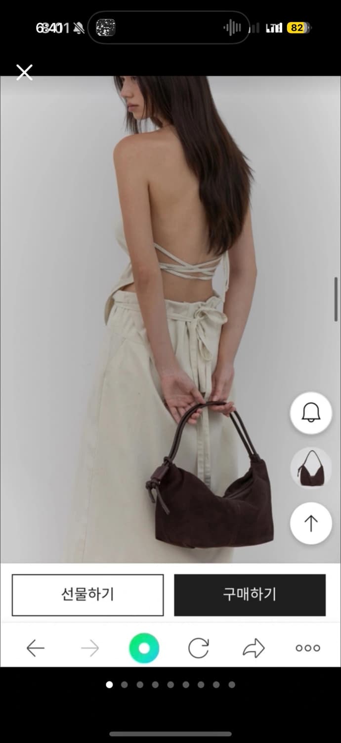 새제품) 아카이브앱크 릿지숄더 스웨이드백 상품이미지1