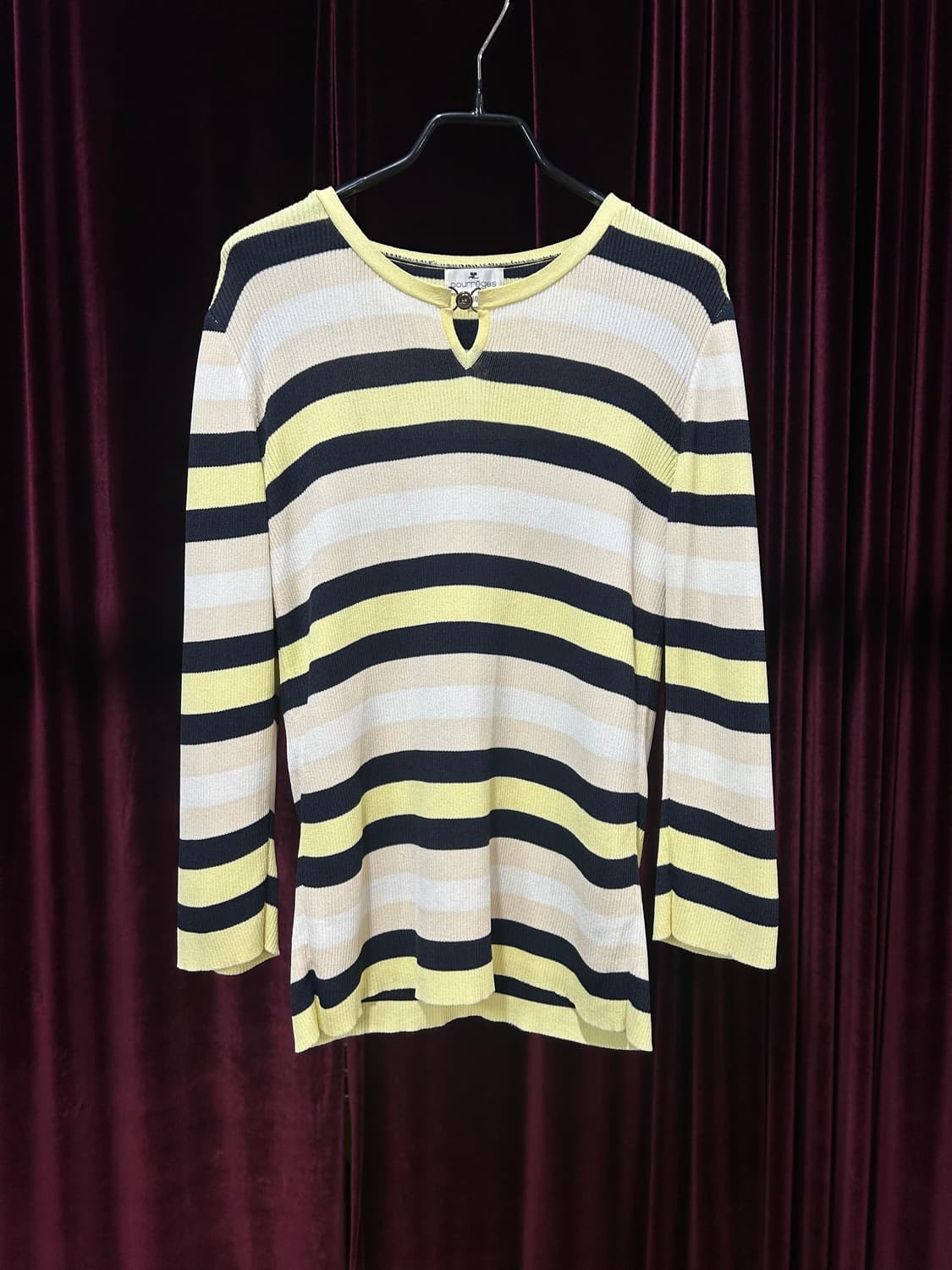 COURREGES stripe sleeve knit 상품이미지2