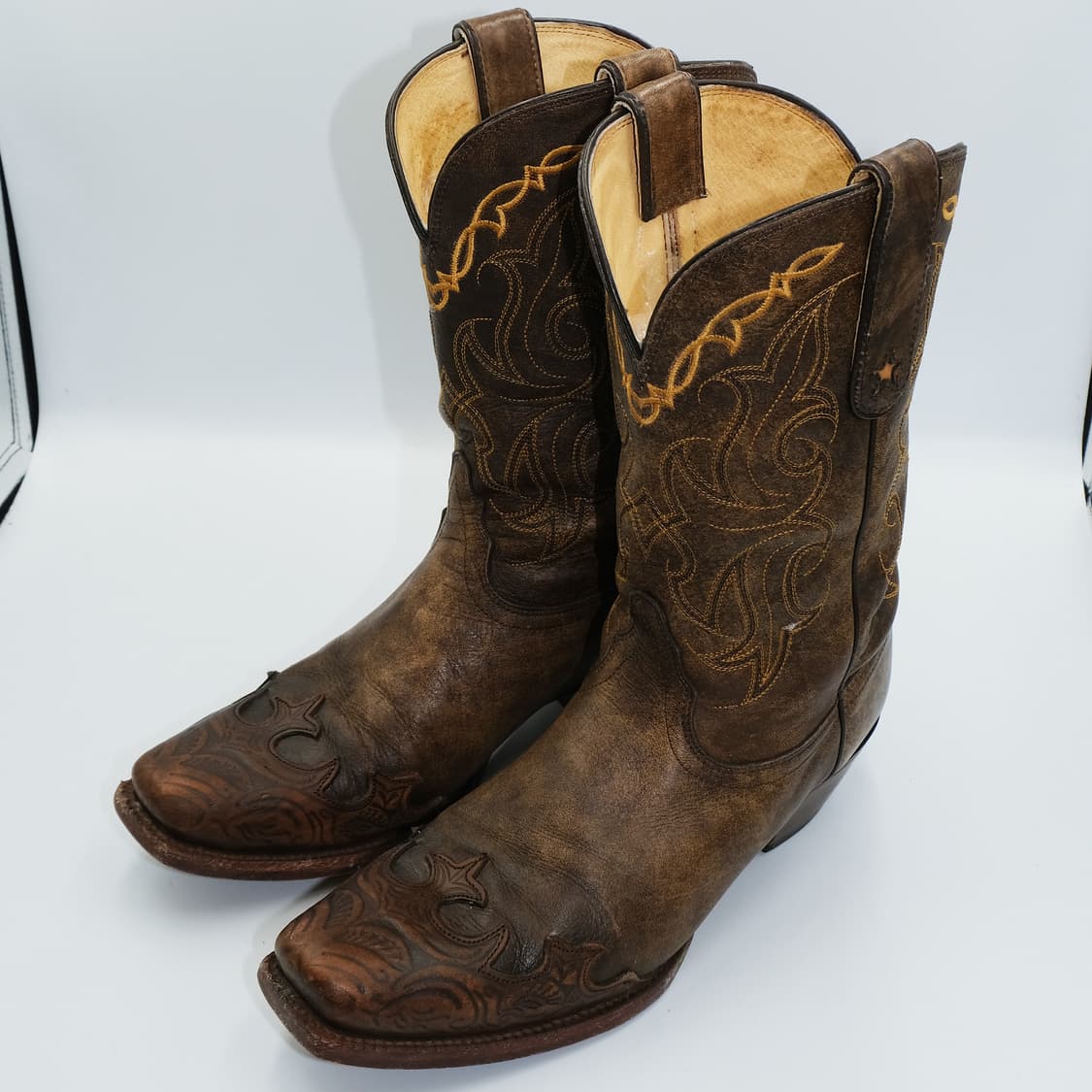 빈티지 토니 라마 웨스턴 레더 부츠 9.5B(260)사이즈 BT26004 상품이미지4