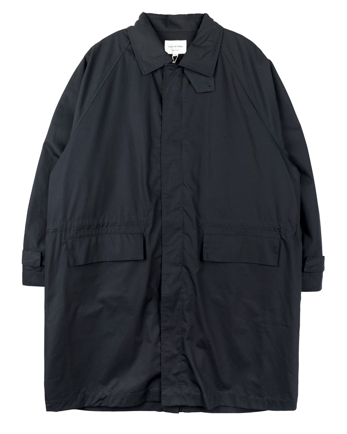 스틸바이핸드 OVERSIZED BAL COLLAR COAT (NAVY) 상품이미지1