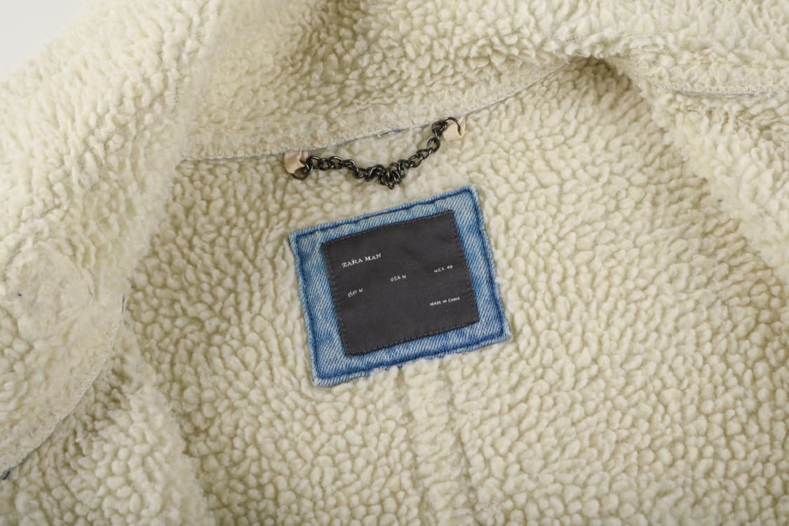 [M] 자라 B-3 모티브 연청 데님자켓 상품이미지6