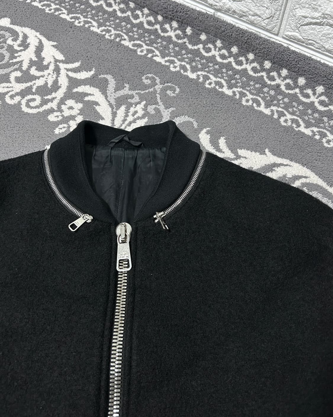 닐바렛 더블 짚 넥 스타디움 자켓 상품이미지2