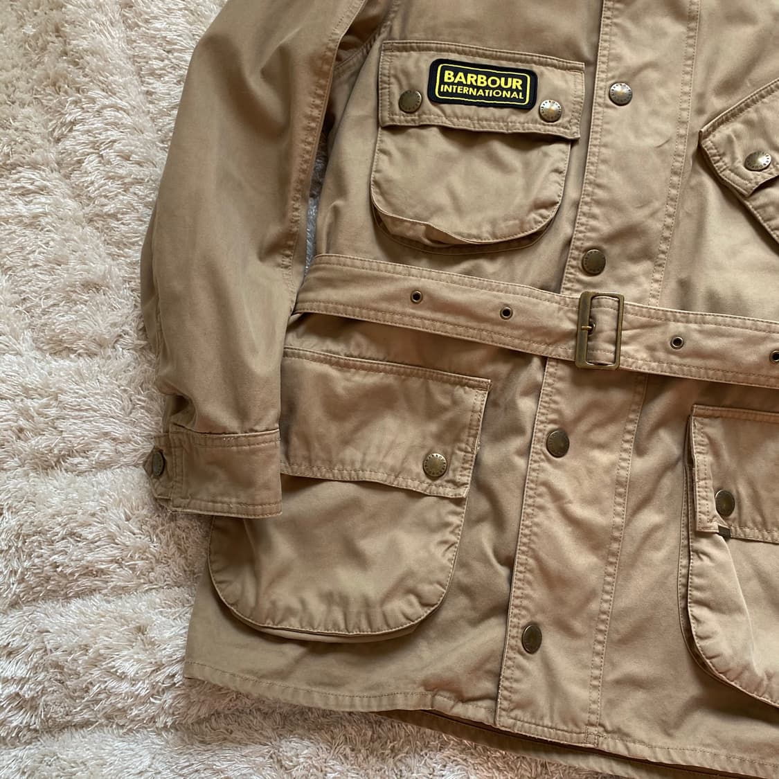 바버 인터네셔널 Washed Twill 자켓 스몰 상품이미지3