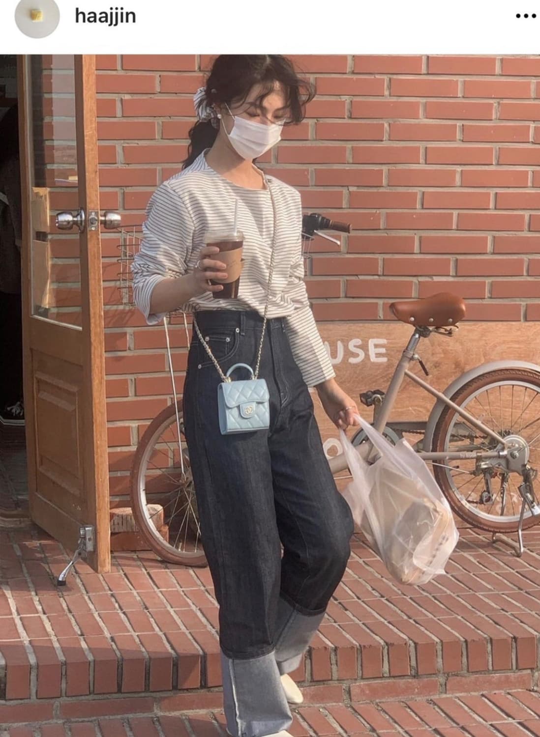 게드 롤업 생지 데님 S 상품이미지1