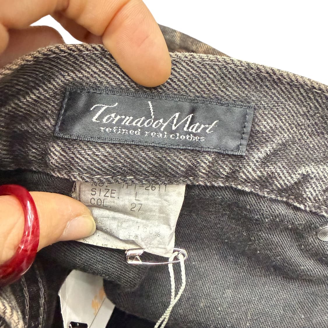 JPN 브라운 워싱 부츠컷 롱팬츠 상품이미지8