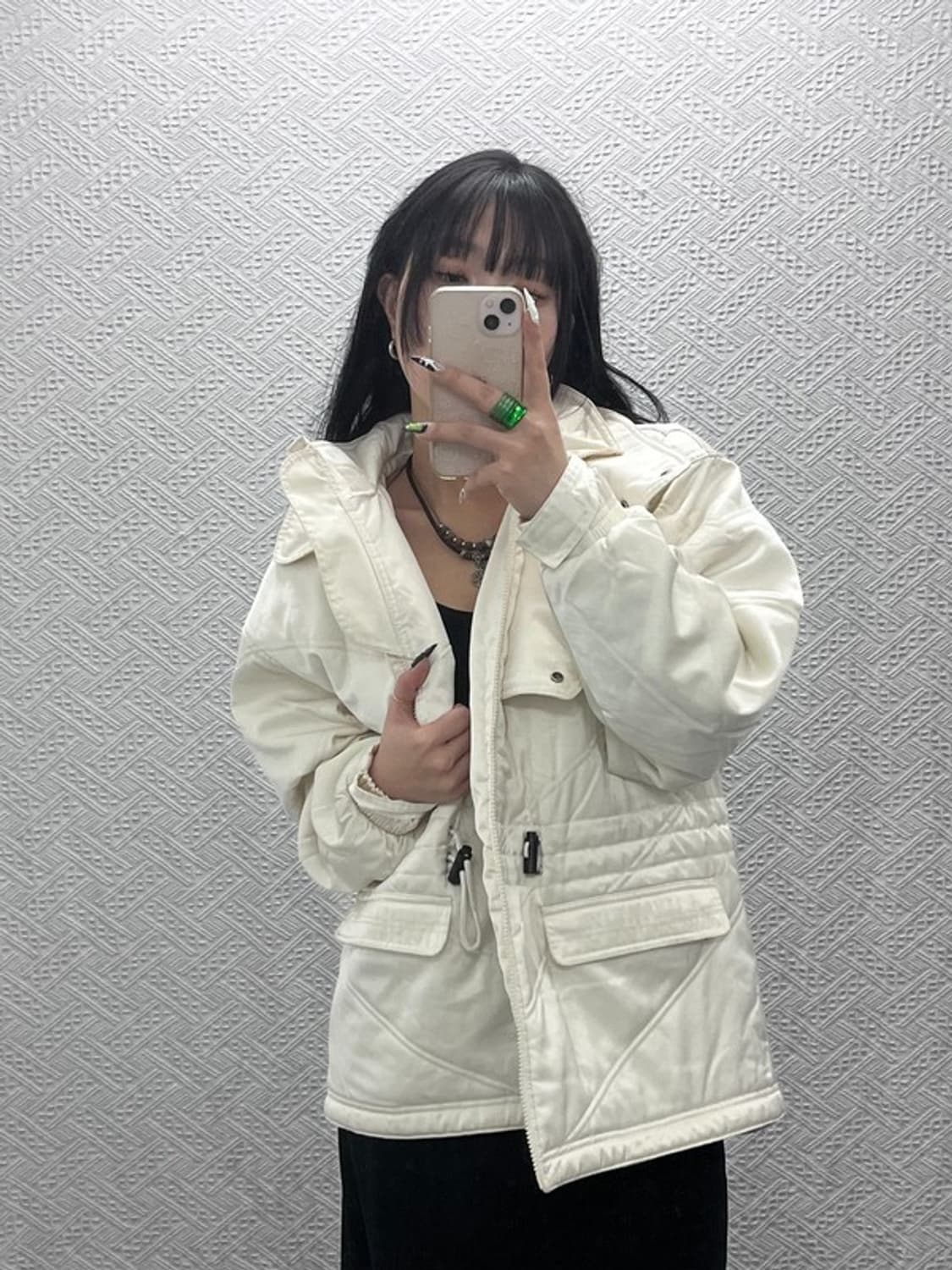 나이키 빈티지 스트릿 힙합 백로고 스키 점퍼 자켓 90 C08650 상품이미지2