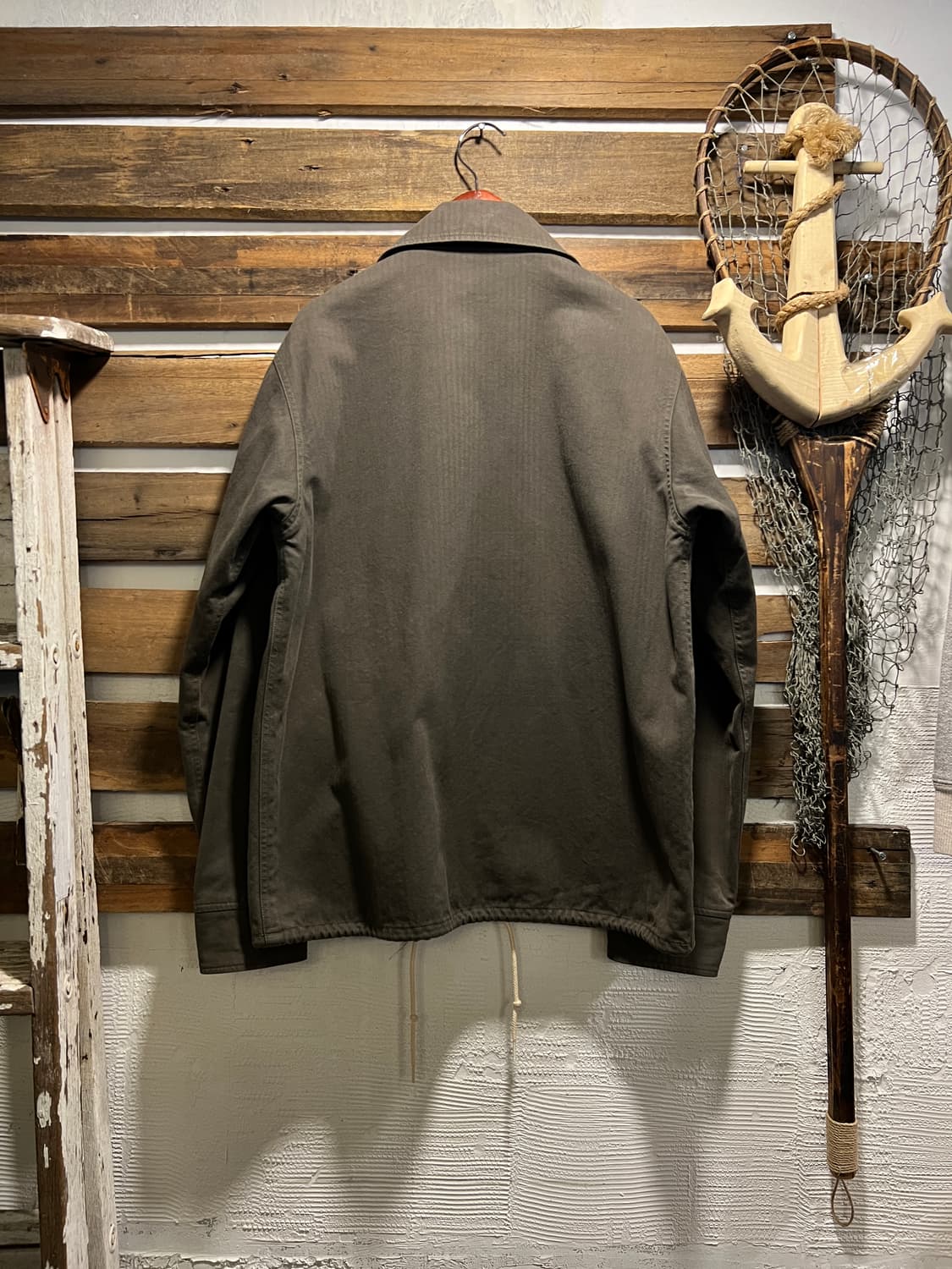 [M]Sugar Cane 슈가케인 Stormy 그레이 HBT 코치자켓 상품이미지9