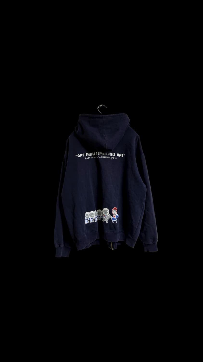 베이프 00s army 후드 집업 상품이미지2