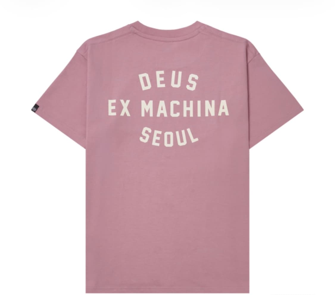 데우스 서울 핑크 반팔티 상품이미지1