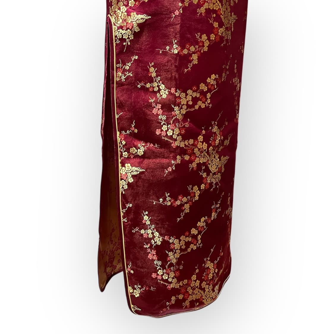 [Vintage] 버건디 골드 치파오 상품이미지4