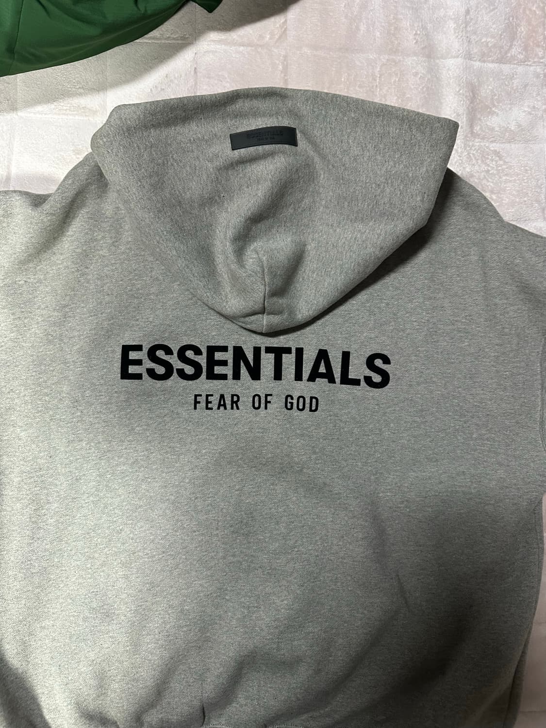 에센셜 Fear of God 기모 후드티 그레이 상품이미지3