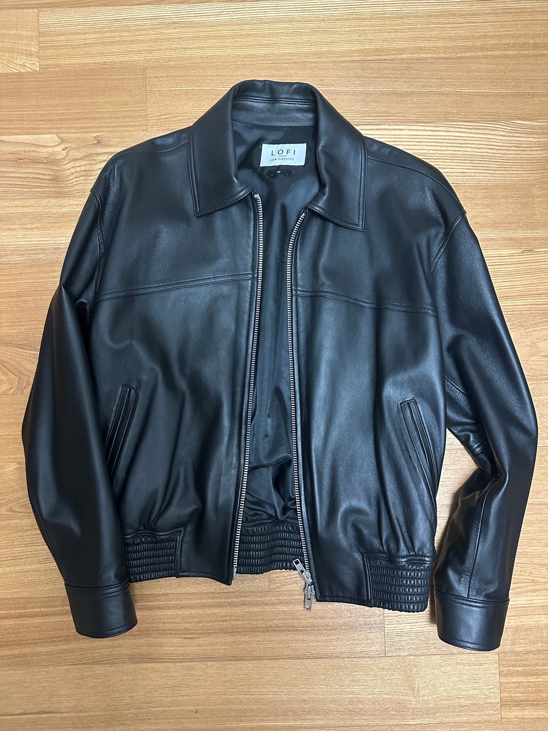 로파이 램 레더 블루종 M 상품이미지1