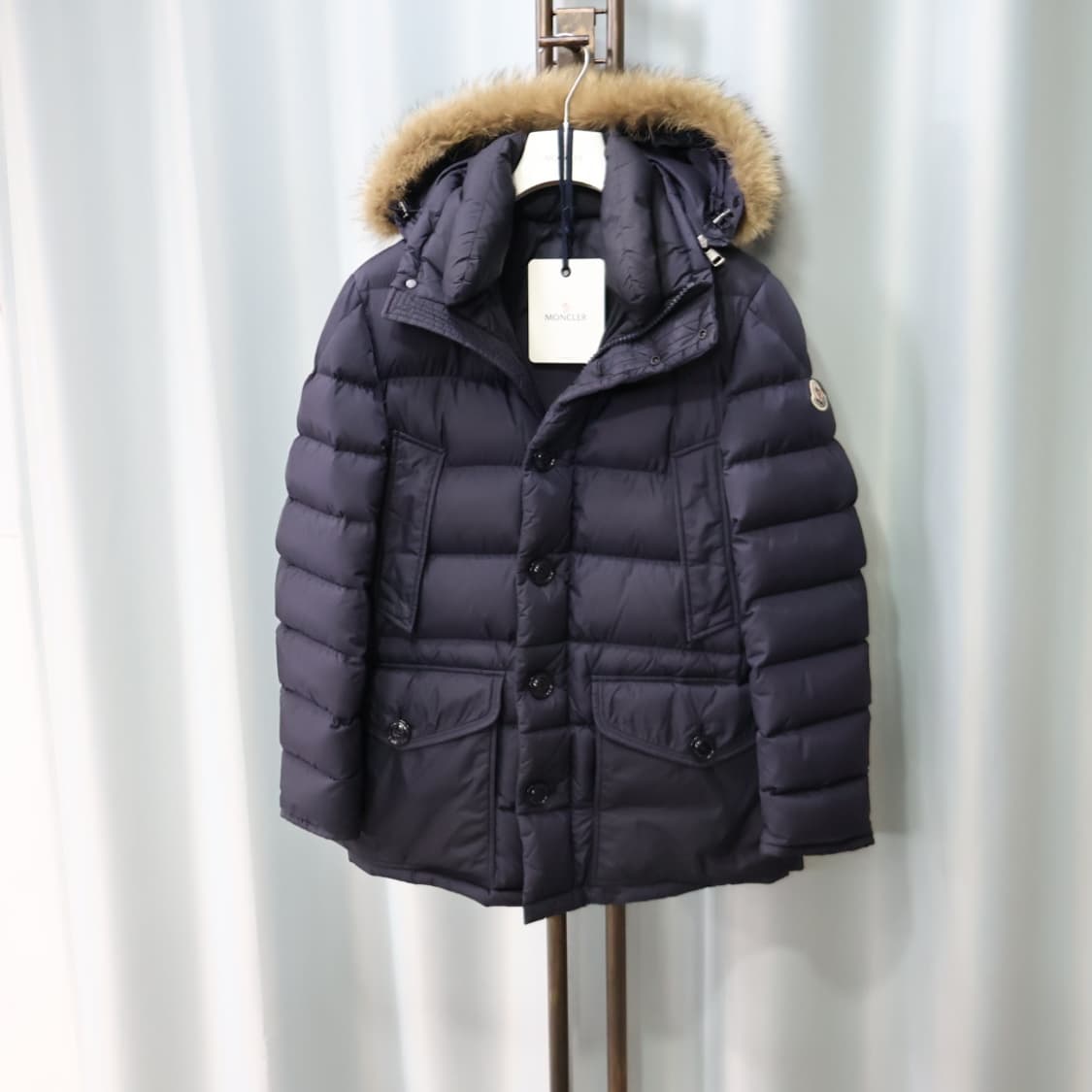 몽클레어 클루니 네이비 롱 패딩 점퍼 1/90 상품이미지2