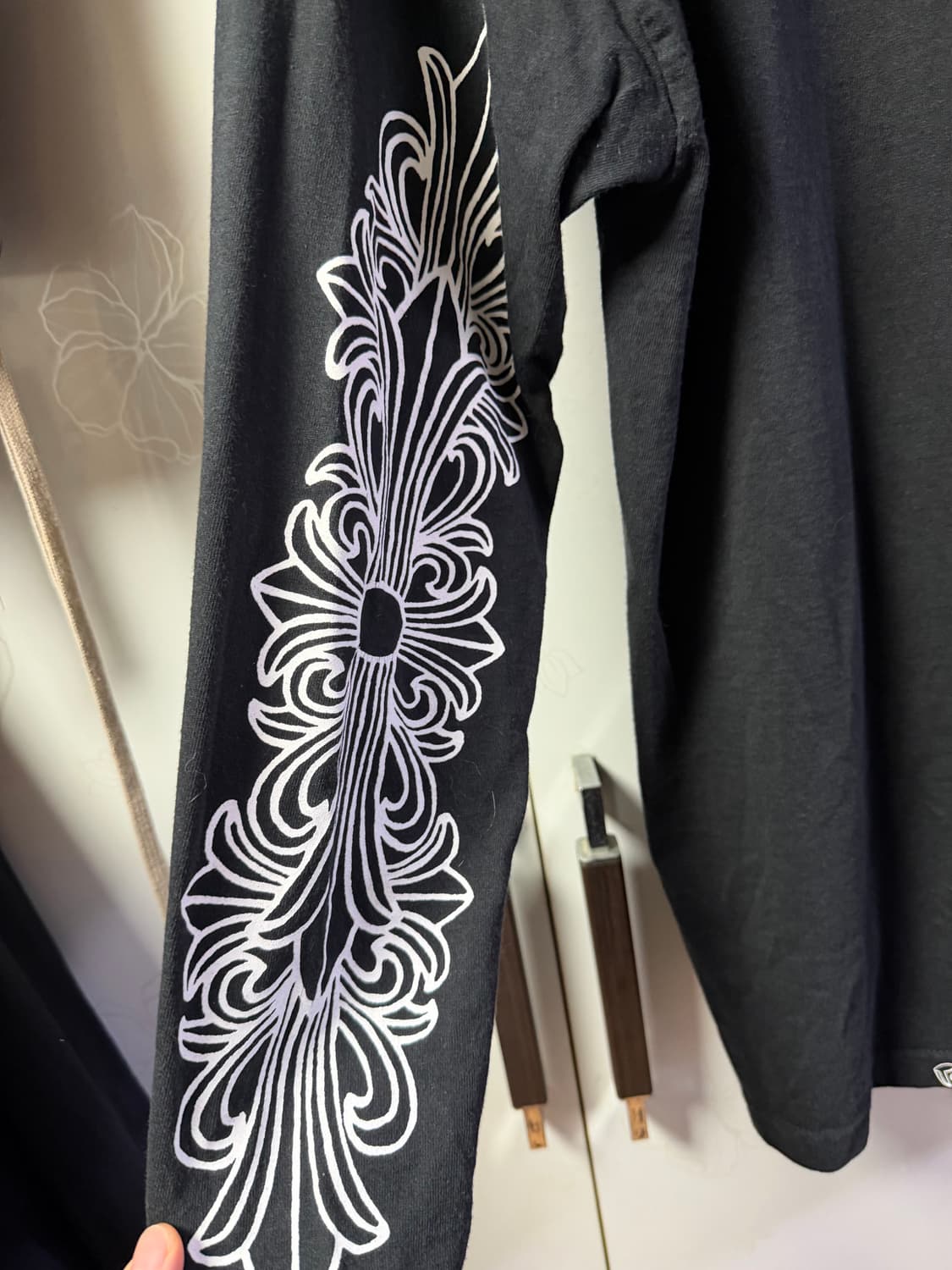 90's 크롬하츠 바인대거 플로랄 롱슬리브 상품이미지5