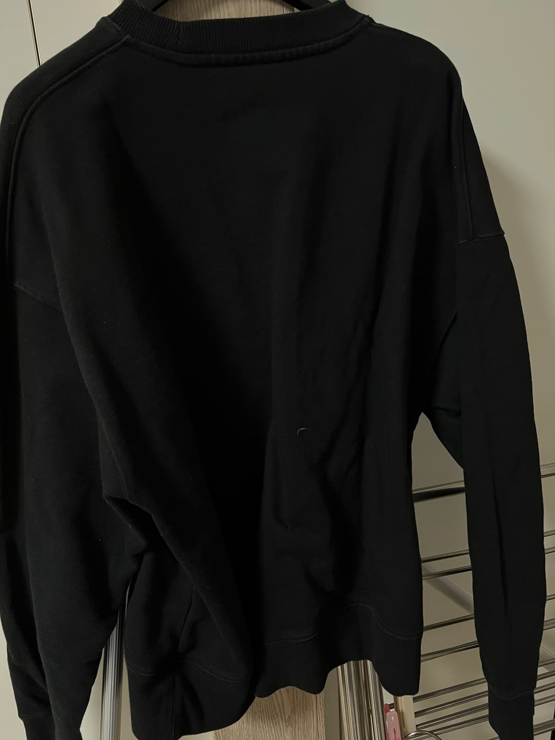 Lee 블랙 로고 맨투맨 S 상품이미지2