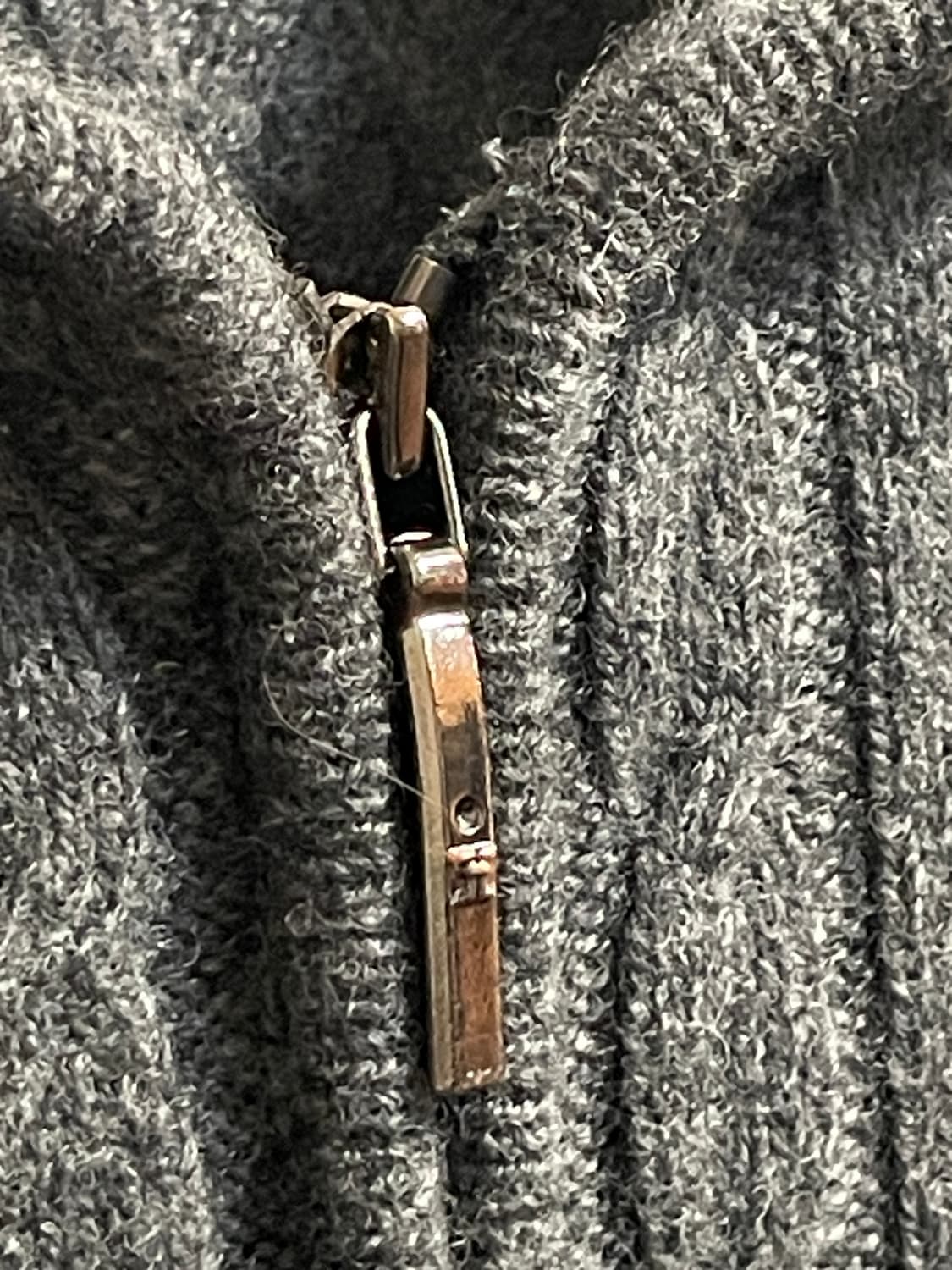 타임 케이블 니트 후드 집업 상품이미지4