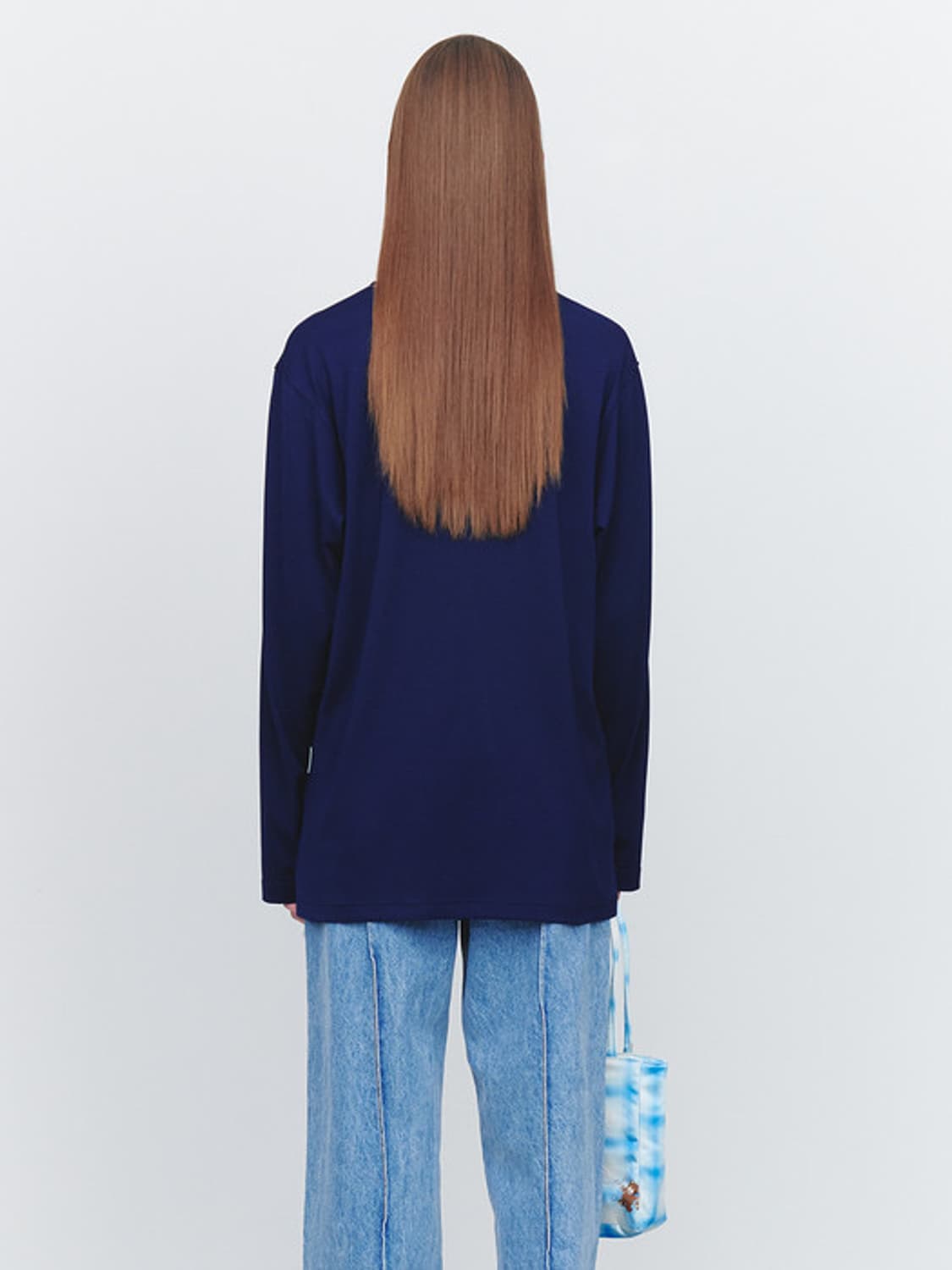 Kijun 기준 풋볼티셔츠 네이비 상품이미지6