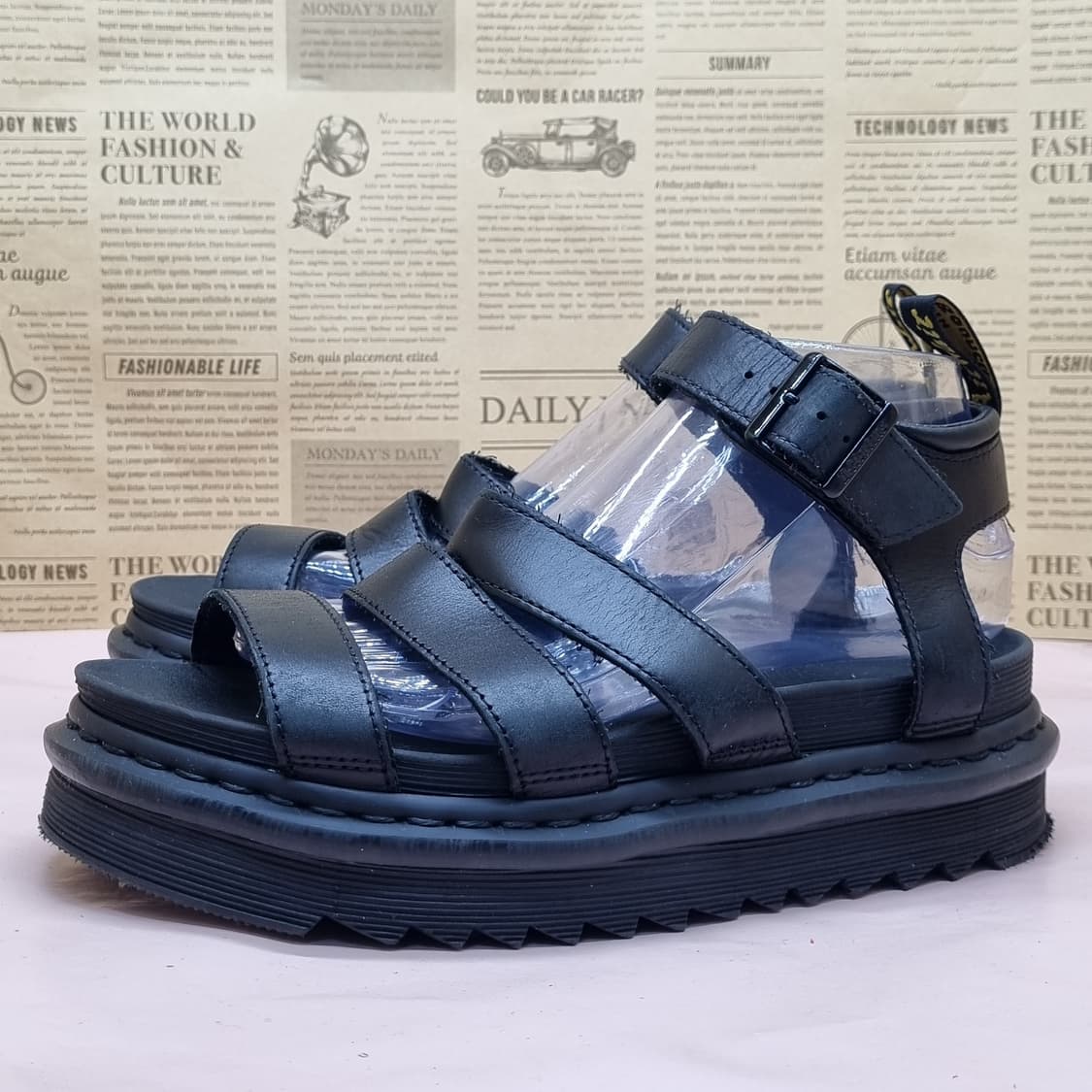 닥터마틴 블레어 블랙 브란도 샌들39 255 상품이미지1