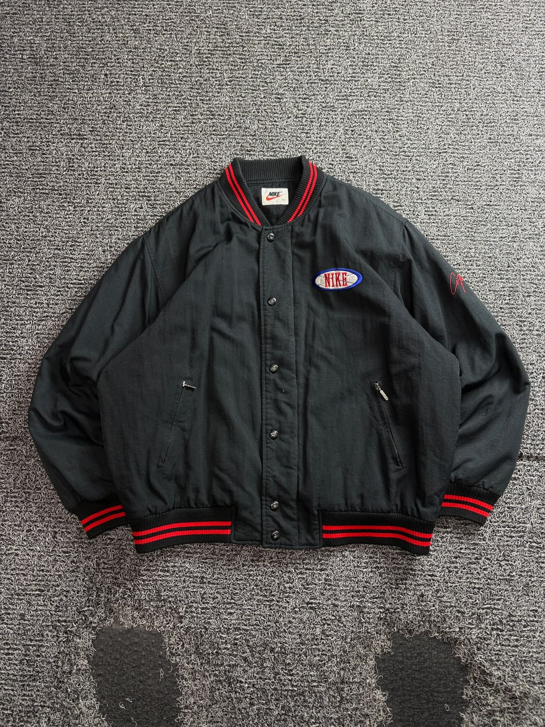 90s 나이키 올드스쿨 빅로고 스타디움 자켓 3976 상품이미지2