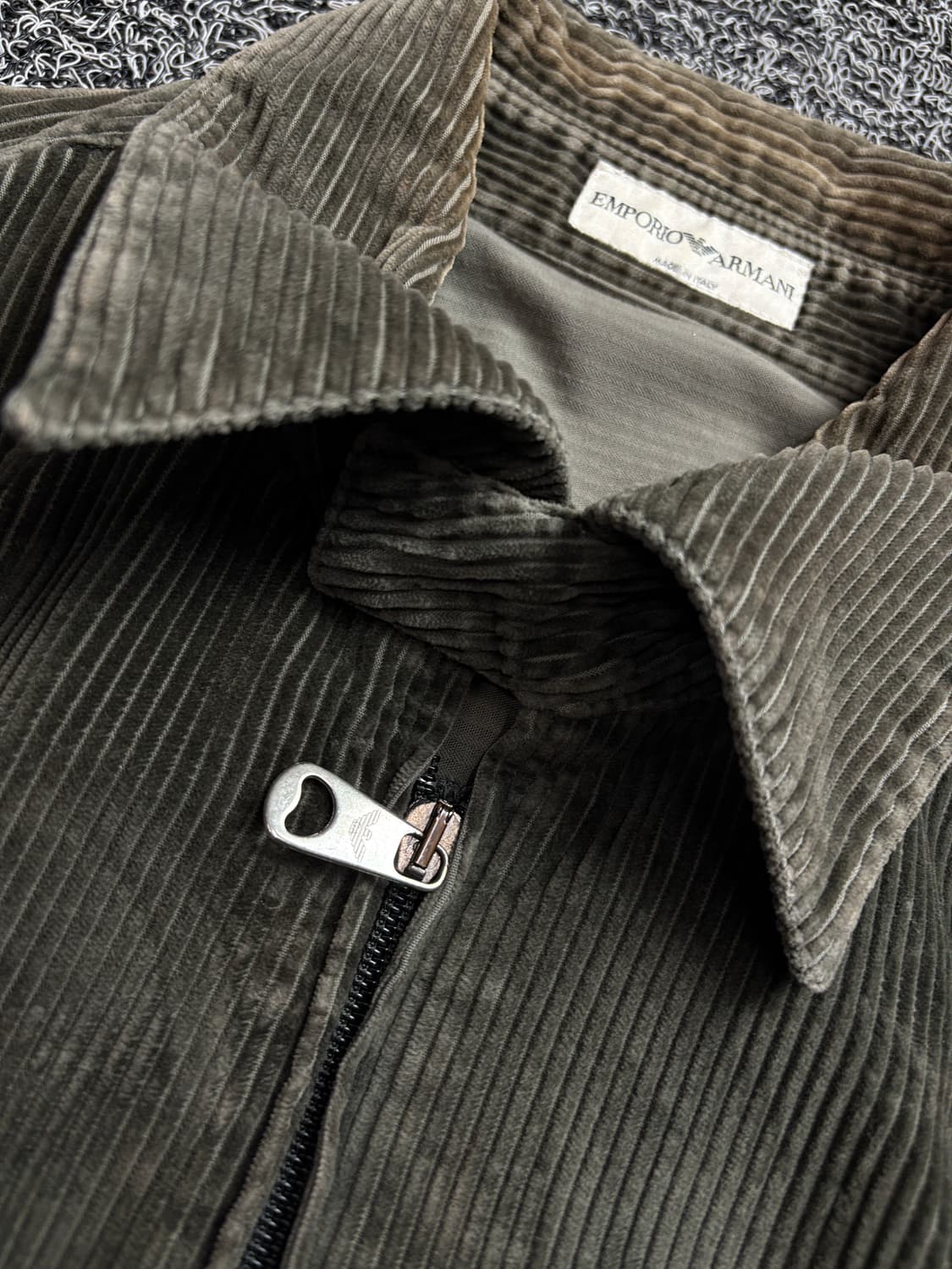90s 엠포리오 아르마니 아카이브 코듀로이 투웨이 자켓 1910 상품이미지6