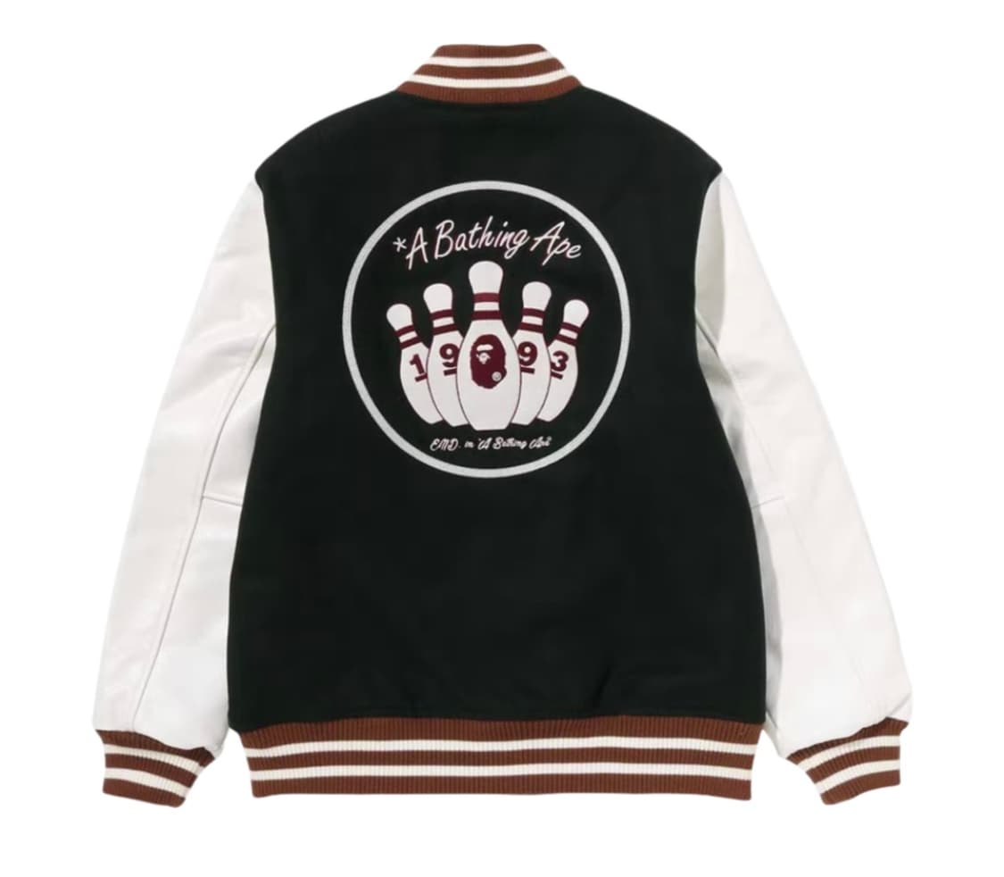 베이프 엔드 볼링 바시티 새상품 상품이미지1