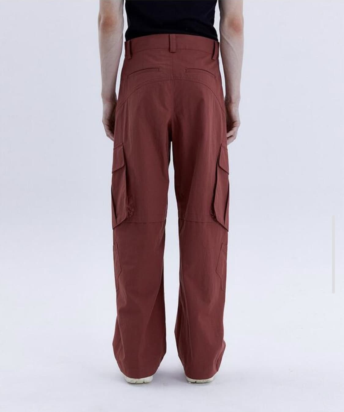 기명 커브드 카고팬츠 50 브릭 상품이미지3