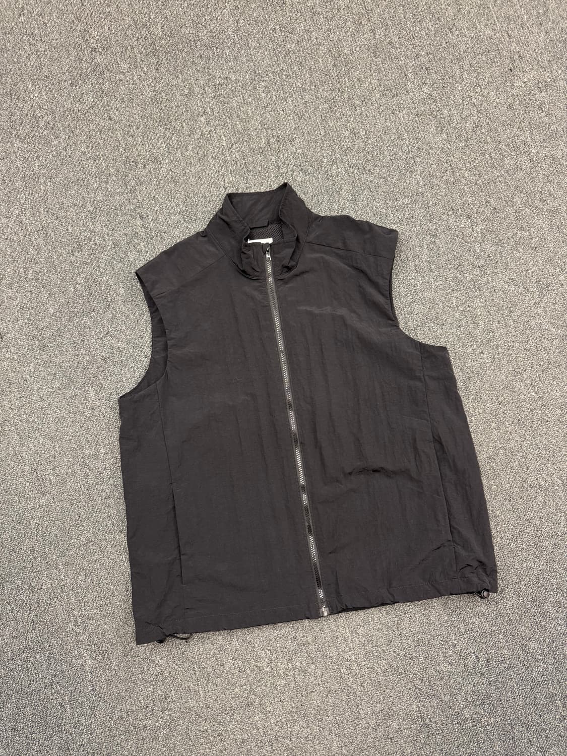 S)Sunday Skate Club 빈티지 블랙 나일론 윈드브레이커 베스 상품이미지2