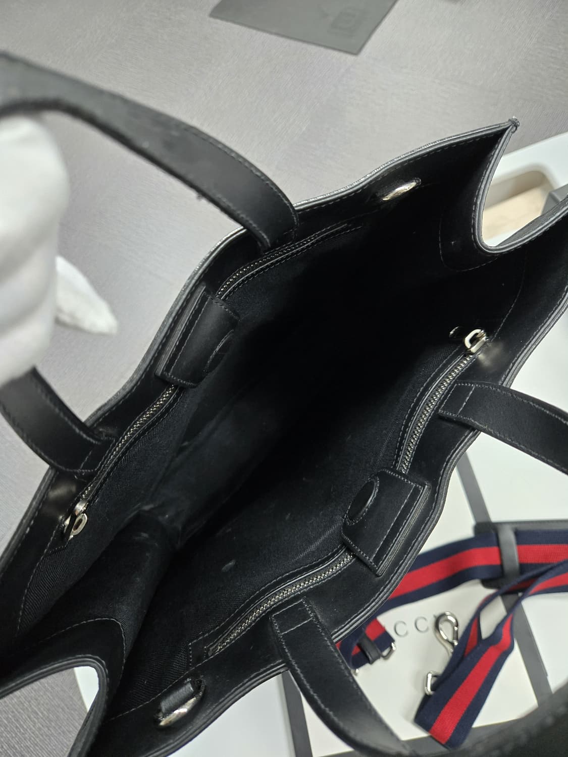 [A급컨디션]구찌 삼선 토트 숄더백 상품이미지6