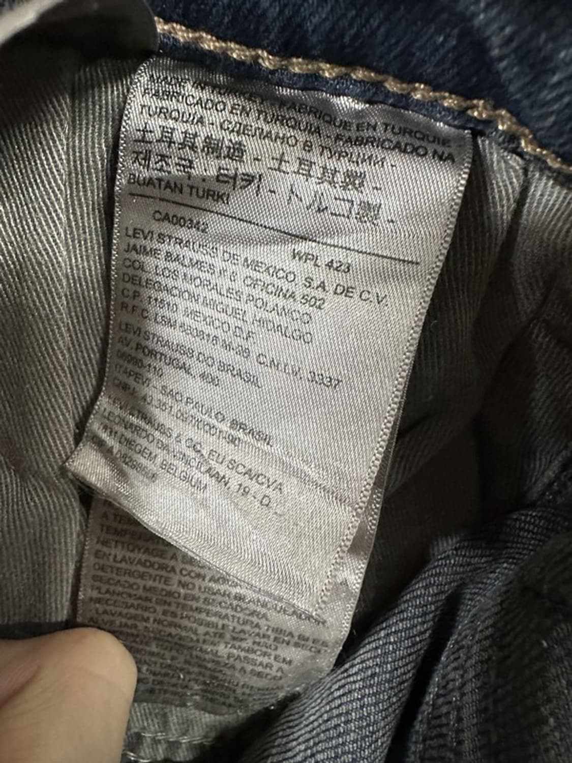 [W31L34] LEVI'S 리바이스505c 10s 복각 오렌지탭 빈티지 상품이미지6