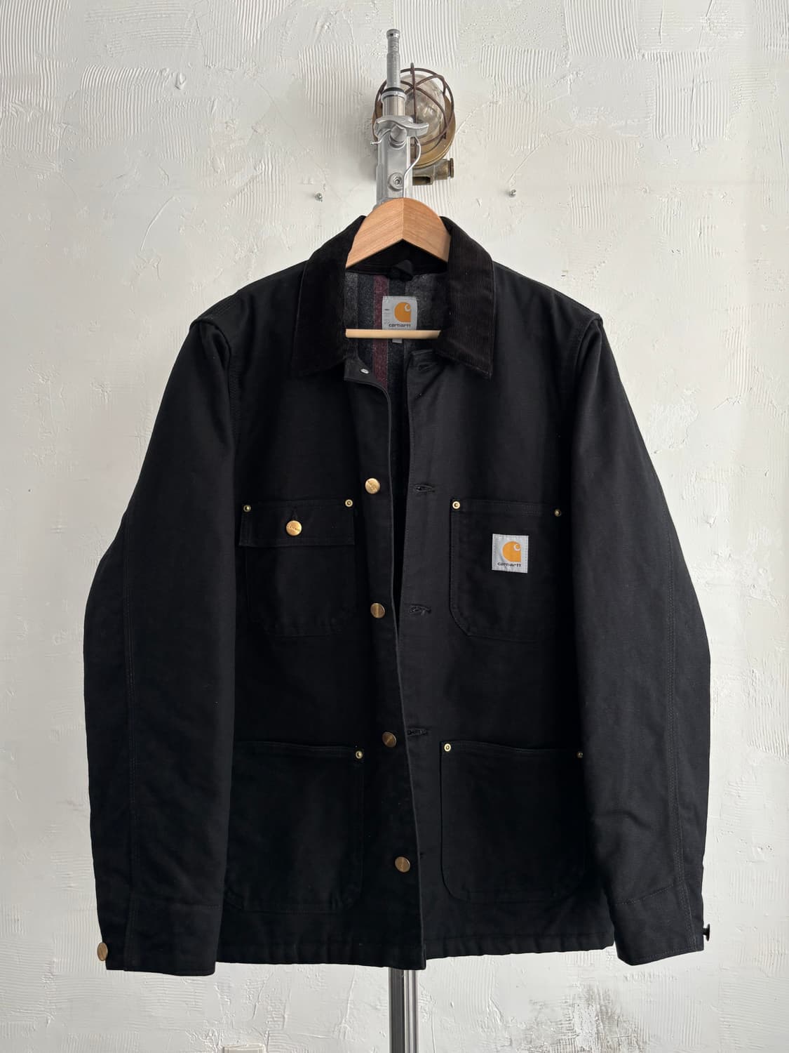 Carhartt 칼하트 미시건 블랙 워크 자켓 상품이미지2