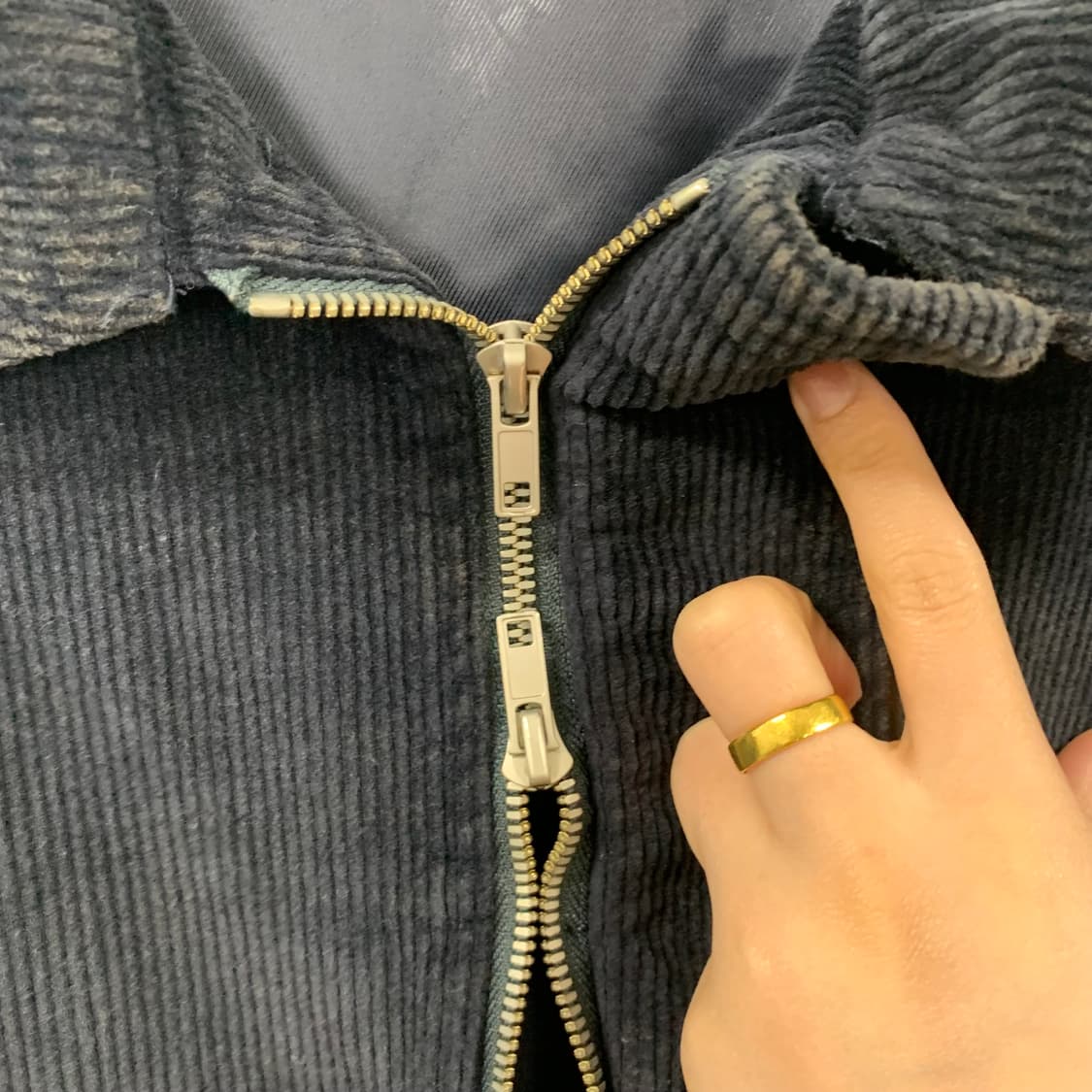 파르티멘토 네이비 코듀로이 블루종 자켓 상품이미지4