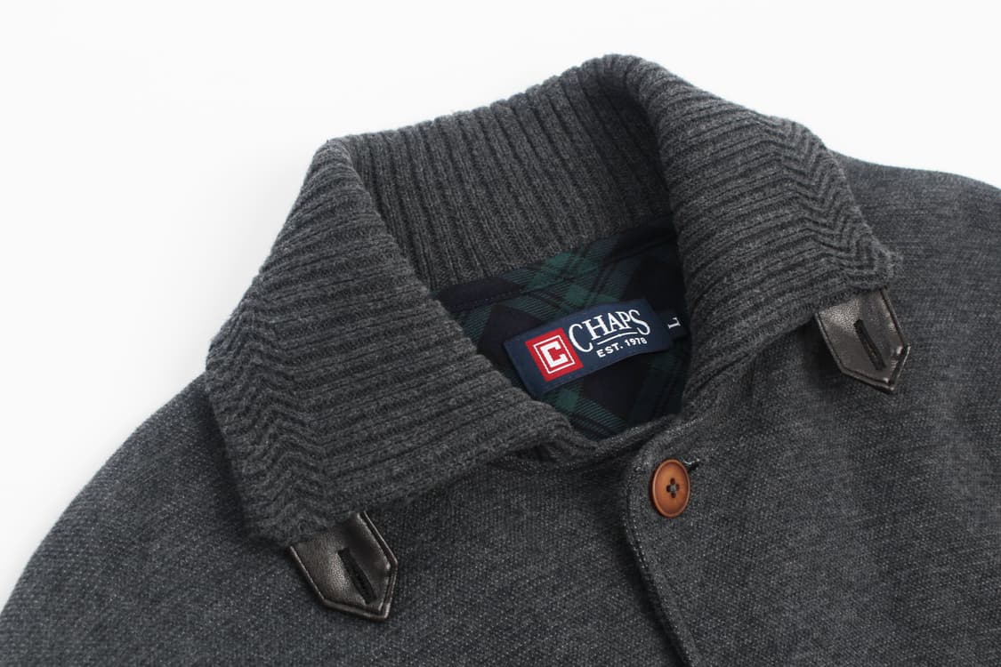 CHAPS  Knit Collar Work Jacket 상품이미지3