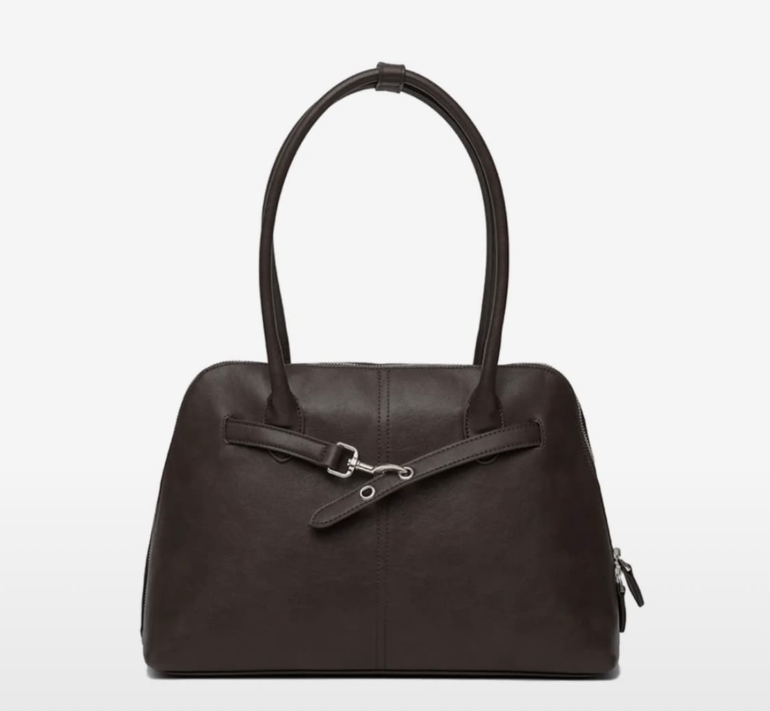 데누 NOA BAG [DEEP BROWN SILVER] 상품이미지3