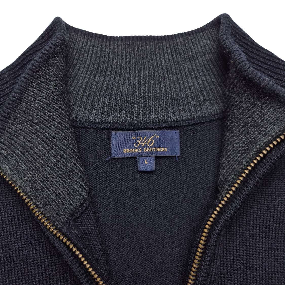 [M] 브룩스브라더스 울 반집업 니트 상품이미지6