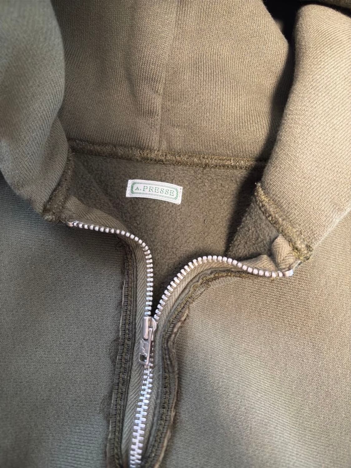 25ss VINTAGE HALF ZIP SWEAT HOODIE 상품이미지5