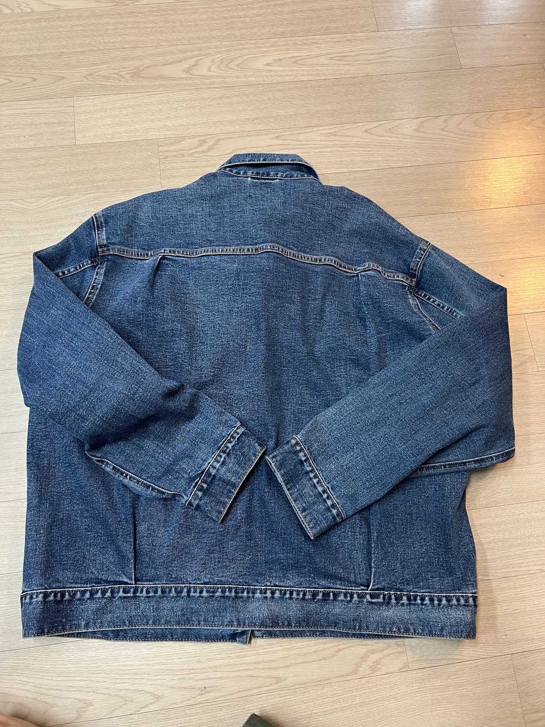 유니클로 타입1 워싱 데님자켓 L 상품이미지4