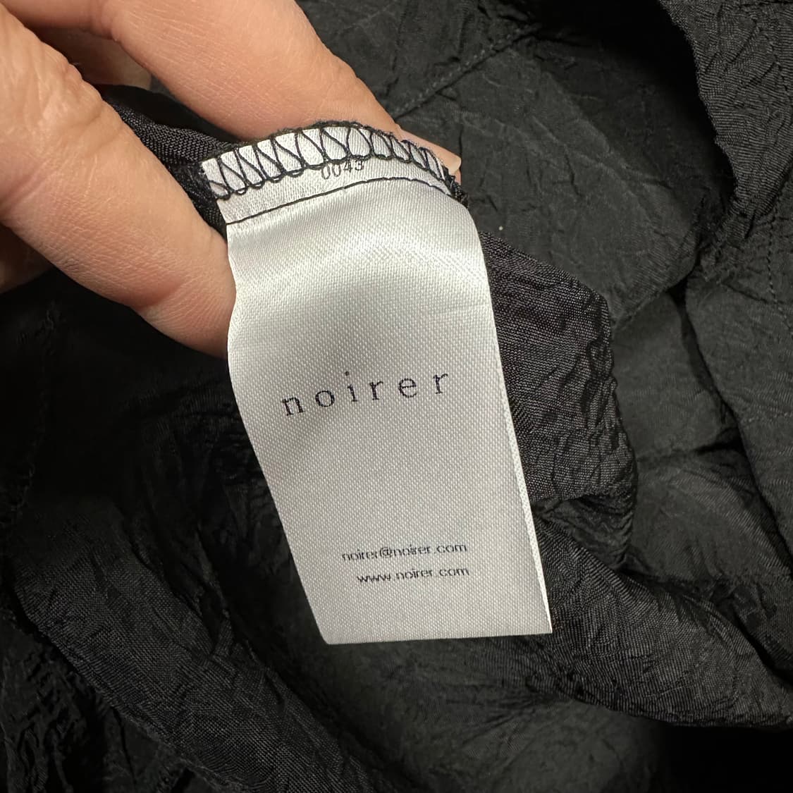 ✨ (바배) 노이어 크링클 멀티 포켓 하프 블랙 셔츠 상품이미지5