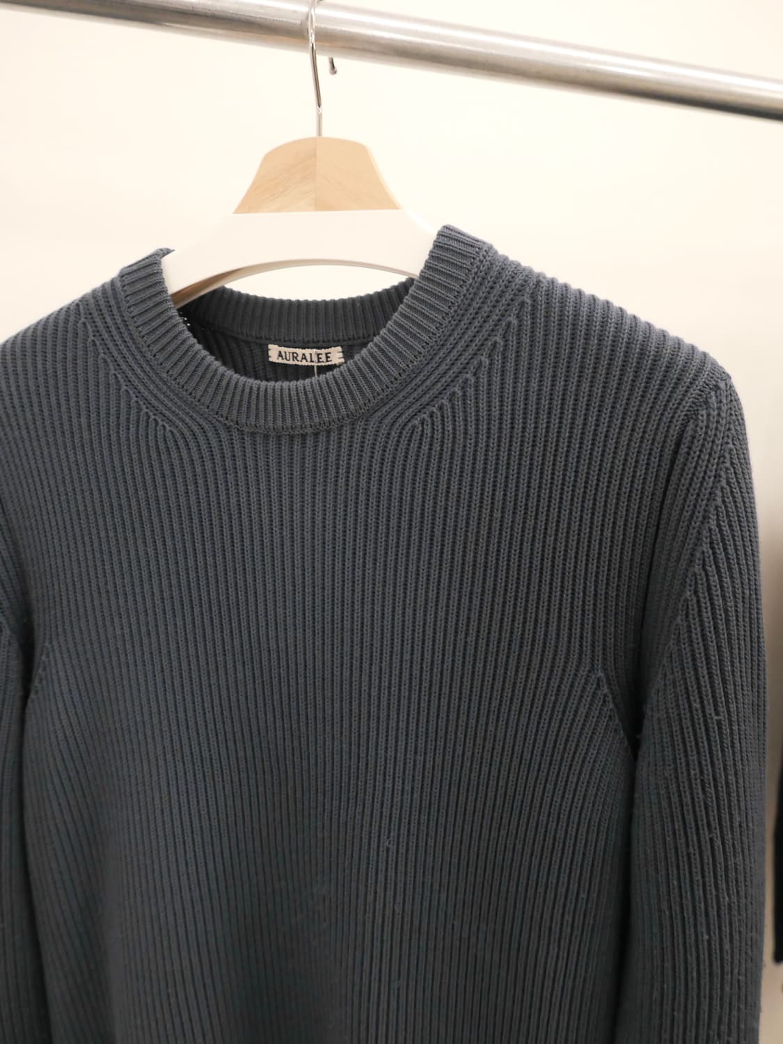 오라리 슈퍼 파인 울 립 니트 상품이미지2